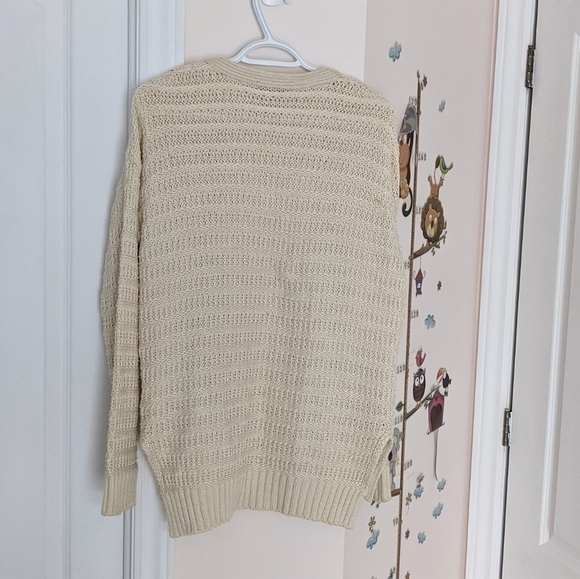 TOPSHOP boho southwestern cotton blend textured knit cardigan size 8 @F - Picture 6 of 12